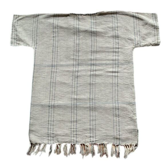 VNTG Shirt Women M Men S Lion Wearable Art Boho Retro African Tassel Animalprint - Picture 5 of 9